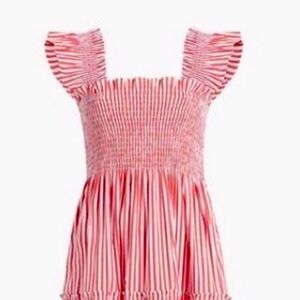 Hill House The Elizabeth Nap Dress Cherry Stripe